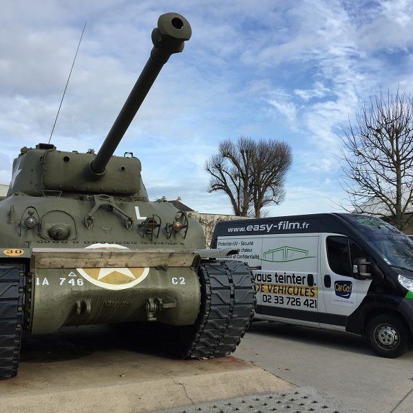 Easy Film - Pose de film sur vitrage - Airborn Museum Tank