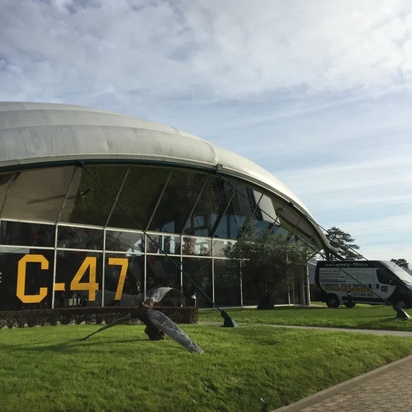 Easy Film - Pose de film sur vitrage - Musee C-47 - Vue ensemble